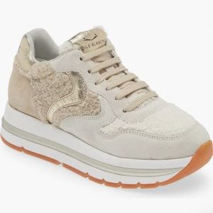 Voile Blanche Platform Sneaker Size 38